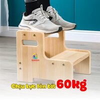 [Free Ship] Ghế gỗ thắp hương có tay cầm PFAM, ghế thắp nhang 2 bậc an toàn tiện dụng trong gia đình - Hàng Xuất Khẩu