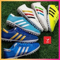 Free ship - Giày đá bóng 3 sọc CHÍNH HÃNG Wika học sinh sinh viên Tặng [Tất dệt kim + Băng cuốn cổ chân]