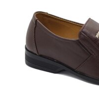 free ship Giày tây nam mũi bo tròn đế cao su được khâu chắc chắn size 38 đến 43