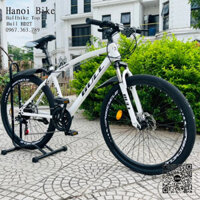 FREE SHIP HÀ NỘI - Xe Đạp Địa Hình Thể Thao BULL BD2T MODEL 2023 Khung Thép Hợp Kim, Size 26, Bộ Đề Shimano 21 Tốc Độ