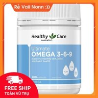 (FREE SHIP - Hàng chính hãng Úc) Viên uống Healthy Care Ultimate Omega  369 200 viên
