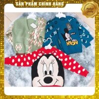 (Free ship- Hàng Quảng Châu cao cấp) ÁO LEN MICKEY CHO BÉ GÁI