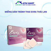 Free Ship [Hỏa Tốc] Miếng dán tránh thai Evra Thái lan 1 hộp 3 miếng mẫu mới - shoplaman88
