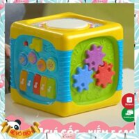 FREE SHIP  Hộp âm nhạc thả hình khối đa năng cho bé Winfun 0741 chính hãng