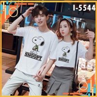 [FREE SHIP] I5544-Ao Thun Đôi Tay Lỡ In Hình Dễ Thương