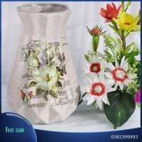 (Free ship) Lọ hoa, bình bông gốm sứ Bát Tràng vẽ hoa phong cách Âu Mỹ - Decor