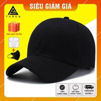 [Free ship + Quà] Mũ lưỡi trai, nón kết đen Nam Nữ cao cấp TARES