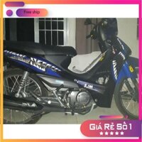 FREE SHIP + QUÀ TẶNG Tem rời xe Elegant răng cá mập xanh đen