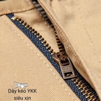FREE-SHIP quần kaki nam trung niên ống suông vải cotton dày loại quần dài kaki trung niên form rộng ống suông QKAKI21