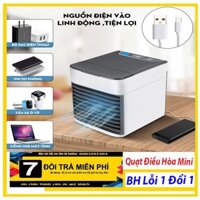 💥FREE SHIP💥 Quạt Điều Hòa Mini - Máy Điều Hòa Phun Sương Tạo Độ Ẩm - Siêu Mát