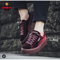 free ship ready stock  Puma Rihanna Creeper women's shoes Heighten suede