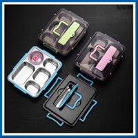 [FREE SHIP- SALE KHÔ MÁU] bộ khay cơm văn phòng có nắp đậy đa năng