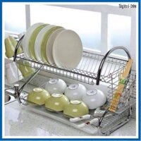 [FREE SHIP- SALE KHÔ MÁU] trạn bát inox 2 tầng gấp gọn