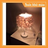 [FREE SHIP - SALE SHOCK] ĐÈN NGỦ LÔNG VŨ - ĐÈN NGỦ ĐỂN BÀN NÓN LÔNG VŨ CỰC ĐẸP - SANG CHẢNH - CHÍNH HÃNG