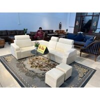 [FREE SHIP TẠI HÀ NỘI] Trọn bộ sofa nỉ Góc L 2m1 x 1m8 decor cho phòng khách, Spa, phòng ngủ - Sofa chất lượng cao