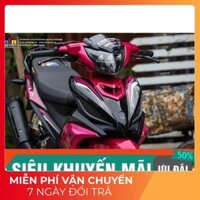 [FREE SHIP] Tem Rời Dán Xe Exciter 135 lc hồng đen v7