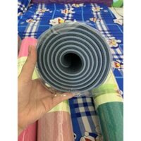 Free ship - THẢM TẬP YOGA TPE CAO CẤP 2 LỚP 6MM KHÔ 1,83M X 61CM GIA RE - Tham xanh dương,6mm không co tui