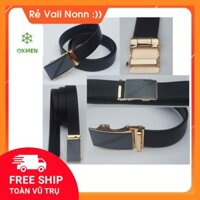 💖[Free Ship] 💖Thắt Lưng Da Nam Hàng Hiệu QKMEM Khóa Tự Động Cao Cấp Dây Nịt Nam Da Bò 100%