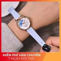 Free ship - Thời trang cao cấp  Đồng hồ nữ Doukou 66993 dây da cao cấp