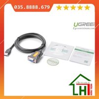 [Free ship từ 150k ] Cáp USB to Com DB9 RS232 1.5M chính hãng Ugreen 20201 Hưng Thịnh computer