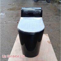 (FREE SHIP 💥từ 2 sản phẩm)Bệt Đen (Bồn cầu) 1 khối (liền khối) men NaNo kháng khuẩn