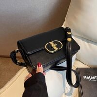 [FREE SHIP] Túi xách thời trang đeo vai nữ - khóa mặt đá dây da 3 ngăn (size 20)