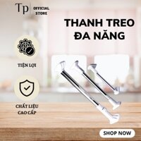 [FREE SHIP❤️] Thanh Treo Quần Áo Gắn Tường, Thanh Treo Rèm Đa Năng Thông Minh Không Cần Khoan Lỗ