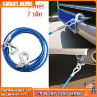 【🔥Free ship🔥】Dây cáp thép cứu hộ kéo xe hơi ô tô dài đến 5m tải trọng đến 7 tấn