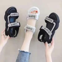 [FREE SHIP]Giày sandal học sinh, quai dán xinh quá