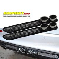 [Free ship]ốp giả pô xe ô tô, xe hơi 1 bộ x2 cái