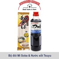 [Free Shipping] Bộ đôi Mì Soba Yamamori 200g & Nước sốt Tsuyu Yamamori 500ml