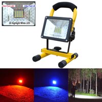 Free shipping COD 30W 24 LED Portable Rechargeable Flood Light Spot Work Camping Fishing Lamp