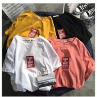 [Free ship–Xả Kho] Áo thun nữ form rộng/Áo thun unisex form rộng nhiều màu mặc mát thời trang