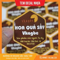 [Free thiết kế] In tem decal nhựa hình khác nhau SMV in mọi loại kích thước theo yêu cầu giao hàng siêu nhanh