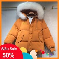 FREE Xả Hàng - (Ảnh thật)Áo phao lông vũ đại hàn siêu ấm -A23 new