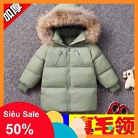 FREE Xả Hàng - Áo phao lông vũ  cho bé ( hình thật ) -A23 new