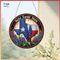 [Freeplus.vn] Acrylic Suncatcher Phước Lành Cầu Nguyện Cửa Sổ Biển Treo Trang Trí Trang Trí Sân Vườn