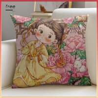 [freeplus.vn] Bộ Gối Thêu Chữ Thập 17.72x17.72in Có Khóa Kéo Dùng Làm Quà Tặng Cho Người Lớn Trẻ Em