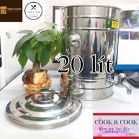 [FREESHIP 0Đ TOÀN QUỐC][Chính Hãng] Bình đựng nước inox 20 lít có vòi SUS304 VIETCOOK