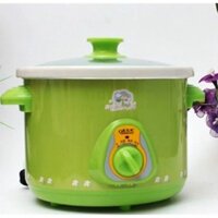 [Freeship 10K) Nồi kho cá, hầm cháo chậm màu xanh 1,5L/2,5L(BH 12 Tháng)