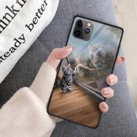 [FREESHIP 150K] - ỐP IPHONE, SAMSUNG TRÁNG GƯƠNG MÈO CON