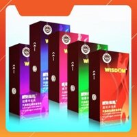 [FreeShip - 300k] Bộ 5 Hộp Bao Cao Su Wisdom