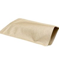 FreeShip 50k - 1Kg Túi zip Giấy Kraft Xi Măng 2 Mặt Đáy Đứng Không Cửa Sổ Đủ Size