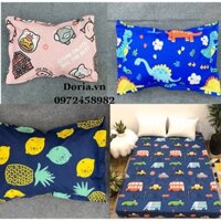 [FREESHIP 50K] ⚡️ VỎ GỐI COTTON CÙNG BỘ GA CHỐNG THẤM CHẤT LIỆU CAO CẤP P123