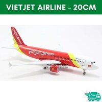 [Freeship 50K - Giá sỉ] Máy bay mô hình kim loại 20cm Vietjet air - Vật phẩm phong thủy - 1 đổi 1 trong 30 ngày