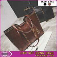 Freeship 50k-Túi xách nữ công sở thời trang cỡ lớn cao cấp,vừa có thể kết hợp đeo vai da pu mềm mịn cao cấp th038 .