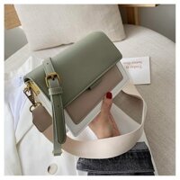 FREESHIP 50K - Túi xách nữ phối màu vintage phong cách Hàn Quốc đeo chéo NTH002