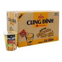 [FREESHIP 99K - NHẬP GROTHANG10 GIẢM 10%] Thùng mì ly Cung Đình Khoai tây Gà hầm (24 ly)