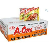 [FREESHIP 99K - NHẬP GROTHANG10 GIẢM 10%] Thùng mì A-One Thịt xào (30 gói)