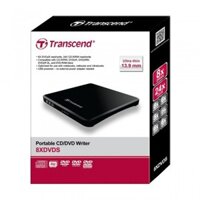 [FREESHIP 99K]_ Ổ dĩa gắn ngoài Transcend portable CD/DVD Writer 8XDVDS-K (TS8XDVDS-K)